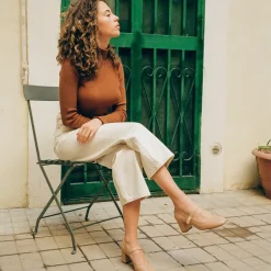 Balagan Dora Czółenka Na Wysokim Obcasie, Biszkoptowy- Czółenka