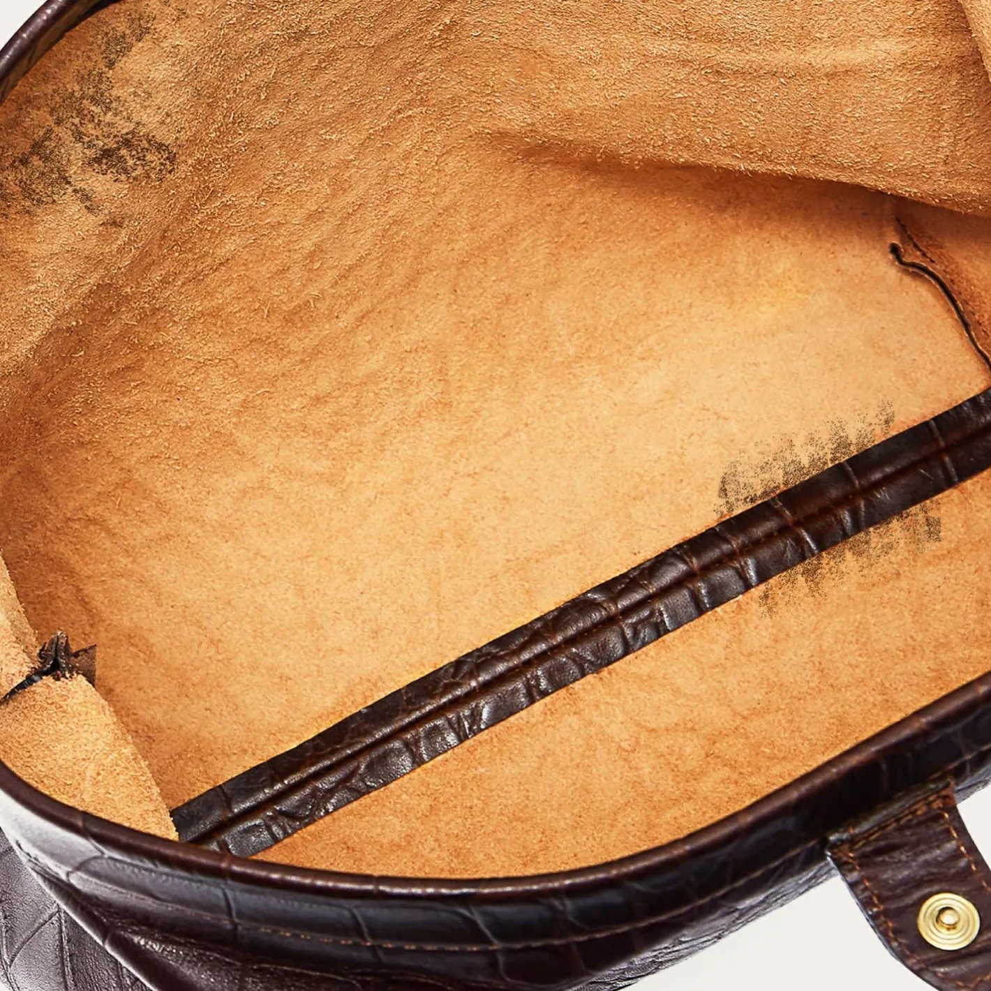 Balagan Hug Bag Torebka L, Brazowy Wzor Krokodyla- Minitorebki