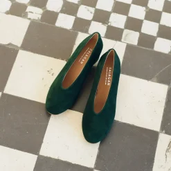 Balagan Leilot Czółenka, Zielony Zamsz- Czółenka
