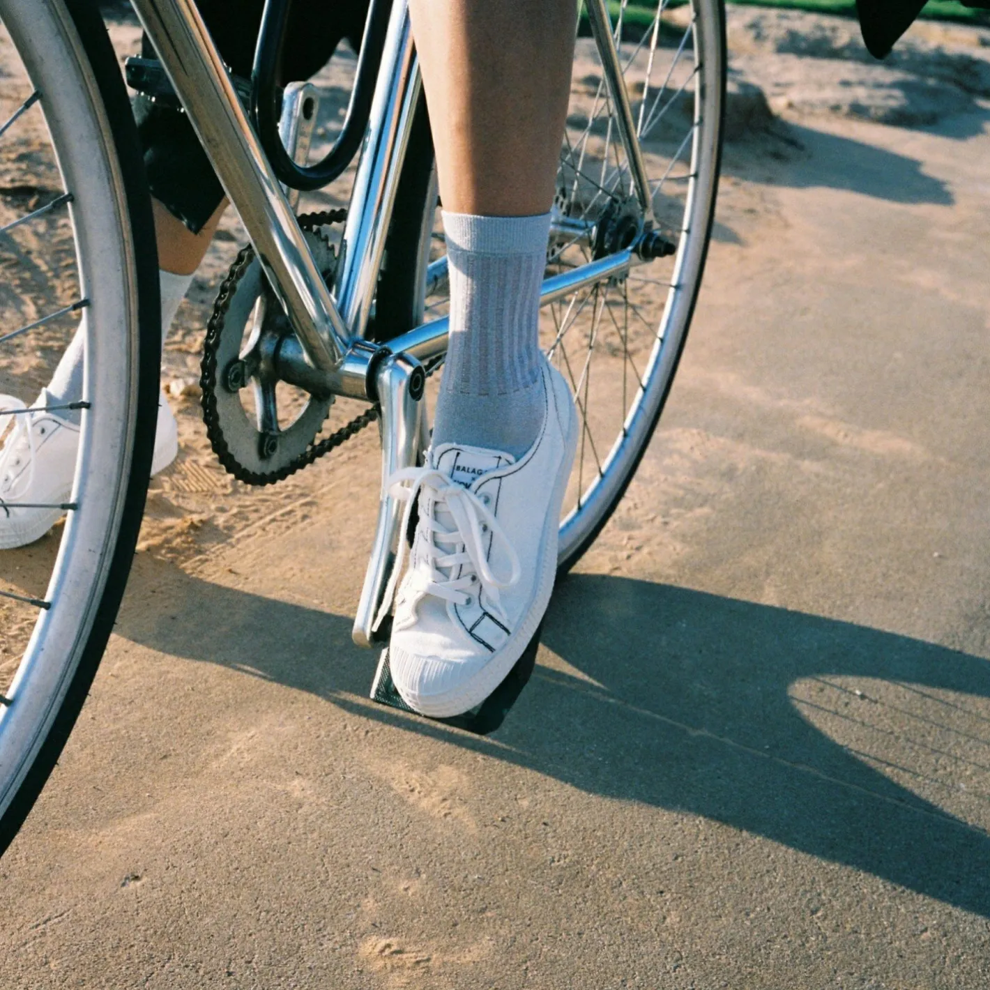 Balagan Novesta Star Master Sneakersy Damskie Vegan, Perlowy Z Czarna Nicia- Sneakersy