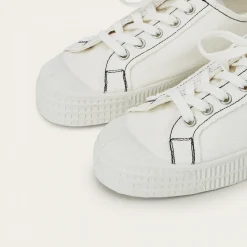 Balagan Novesta Star Master Sneakersy Meskie Vegan, Perlowy Z Czarna Nicia- Sneakersy