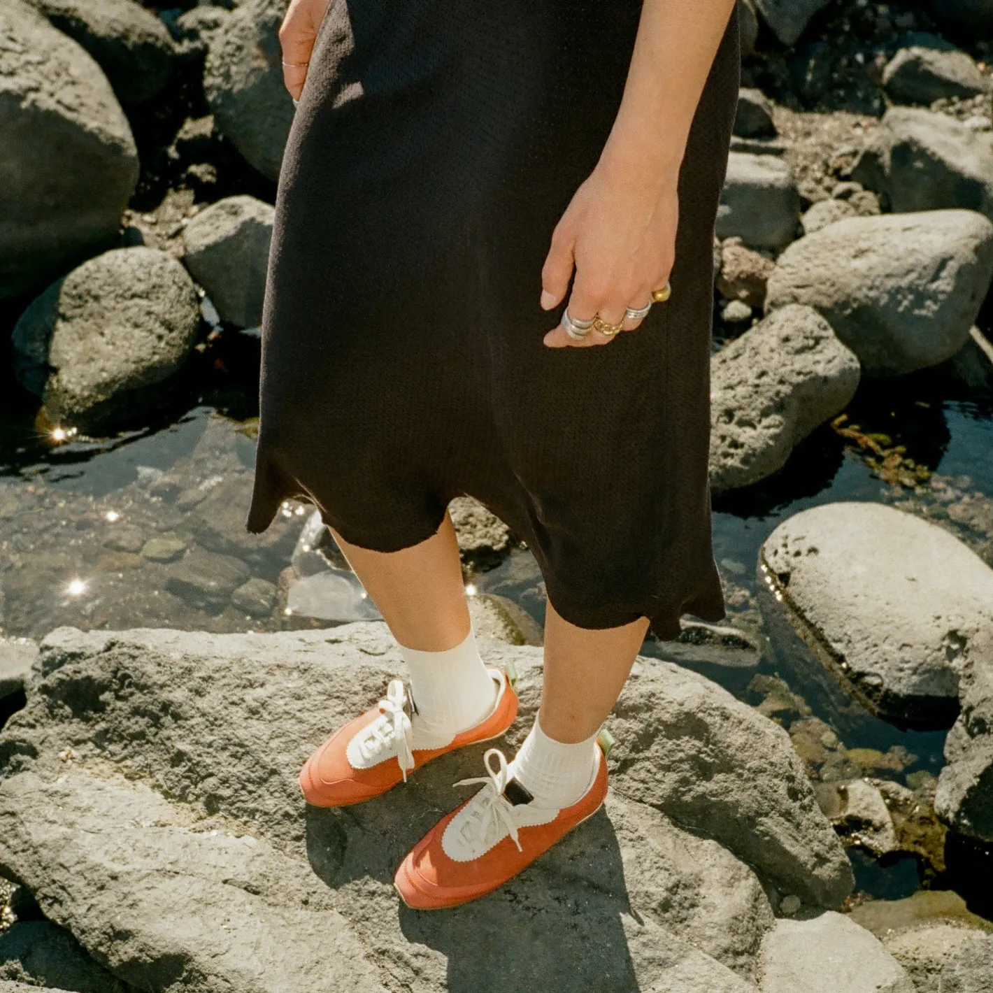 Balagan Ritza Sneakersy, Vintage Czerwony Nubuk- Sneakersy