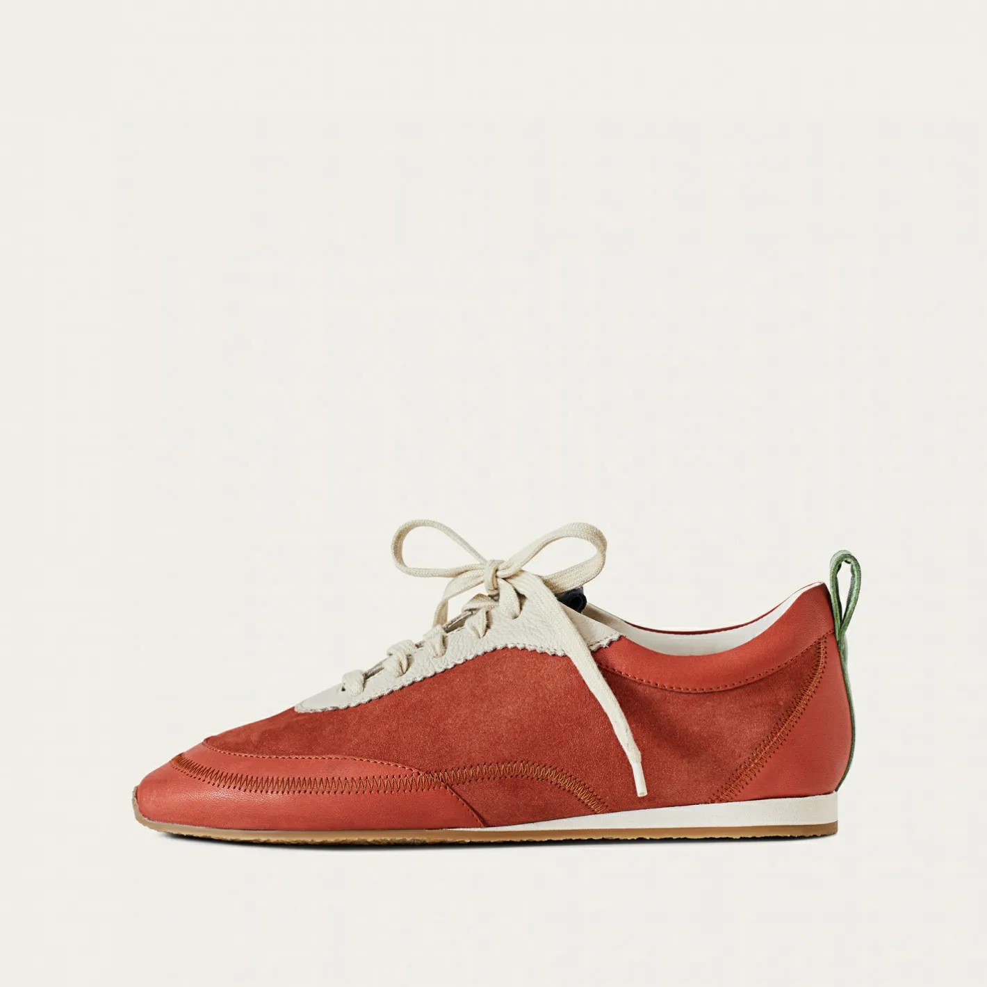 Balagan Ritza Sneakersy, Vintage Czerwony Nubuk- Sneakersy