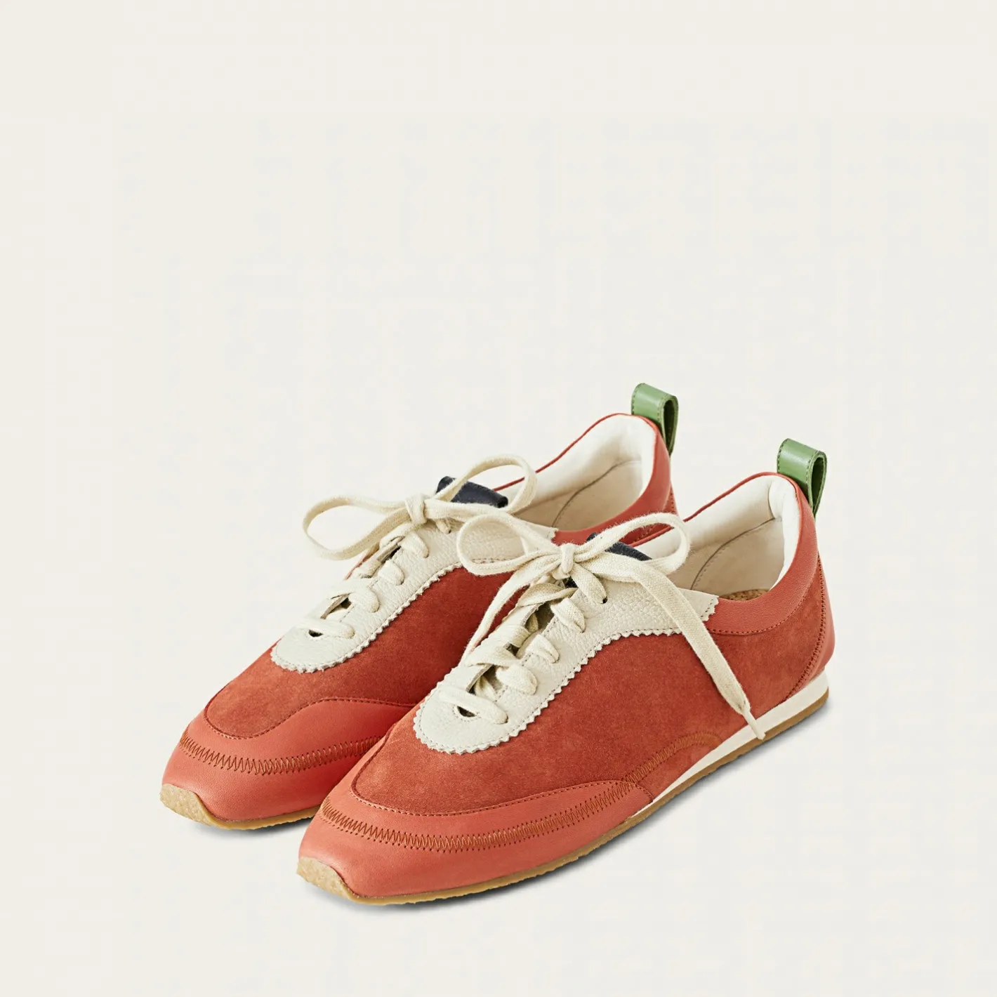 Balagan Ritza Sneakersy, Vintage Czerwony Nubuk- Sneakersy