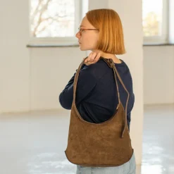 Balagan Selle Torebka, Mokka Welur- Listonoszki